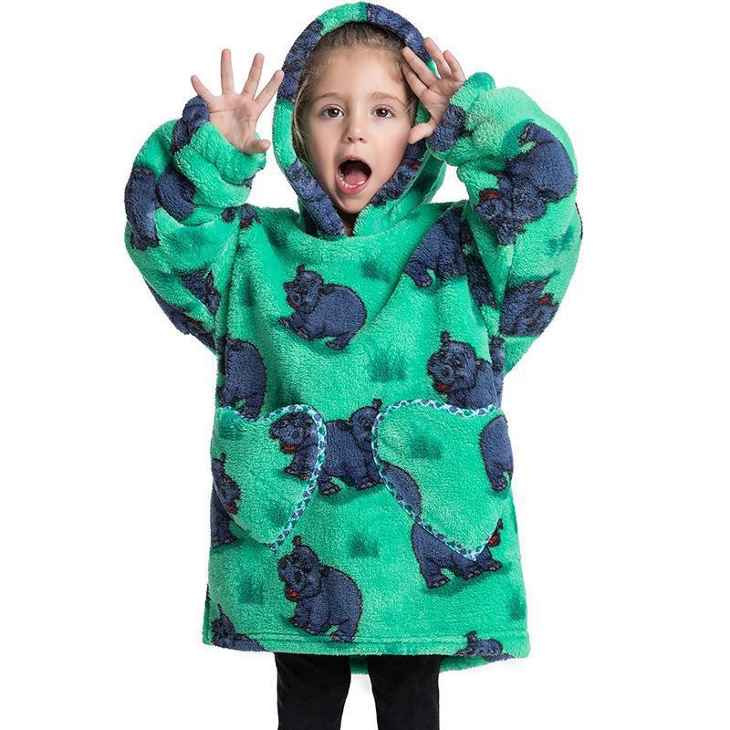 CozyCritter Hooded Wearable Blanket