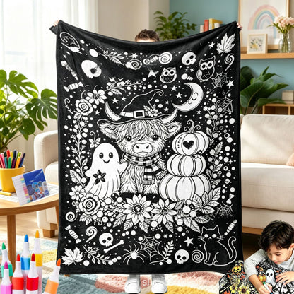 Color & Cozy Christmas Activity Blanket