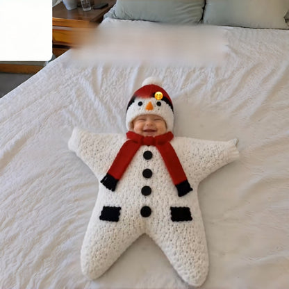 Holiday Knit Baby Wrap