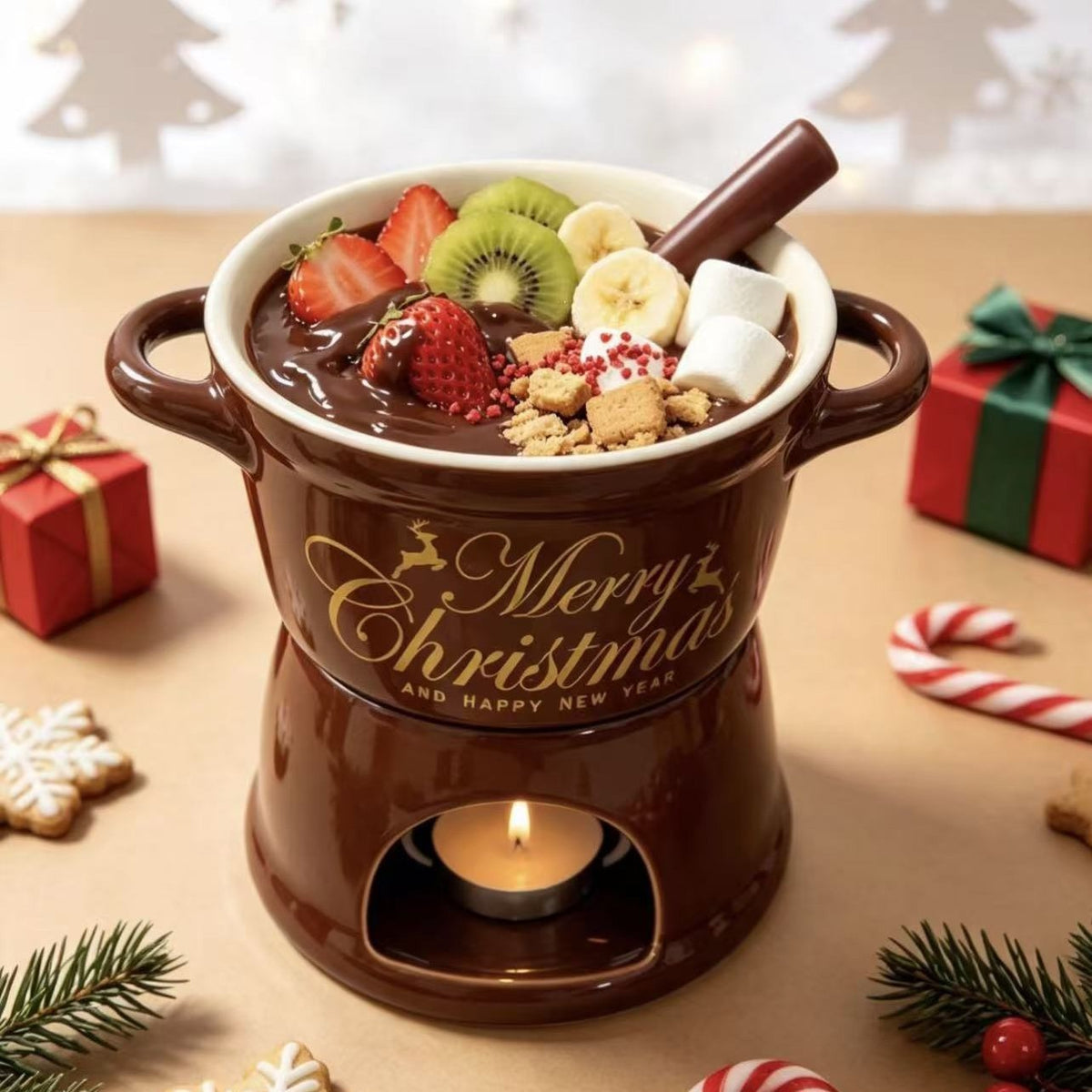Holiday Chocolate Fondue Mug
