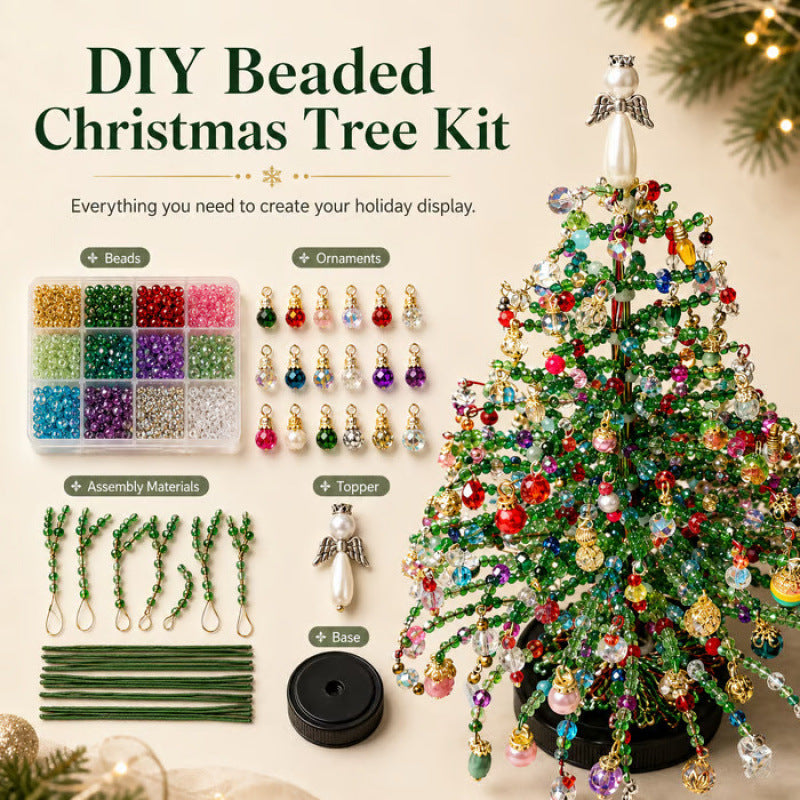 Beaded Christmas Tree Craft Kit