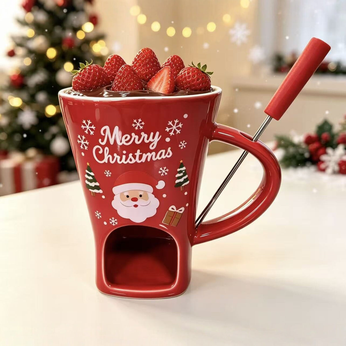 Holiday Chocolate Fondue Mug
