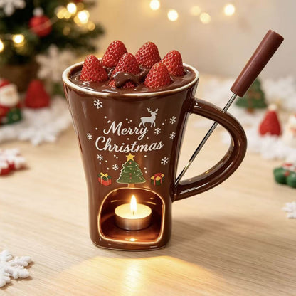 Holiday Chocolate Fondue Mug