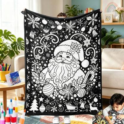 Color & Cozy Christmas Activity Blanket