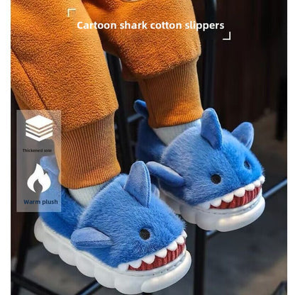Chompy Shark Kids' Cozy Slippers