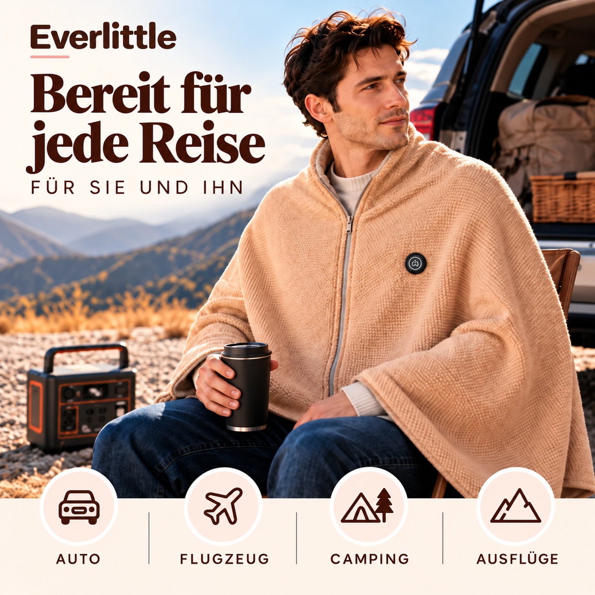 CozyHeat™ WärmeponchoCozyHeat™ Wärmeponcho – Dein kuscheliger Begleiter ...