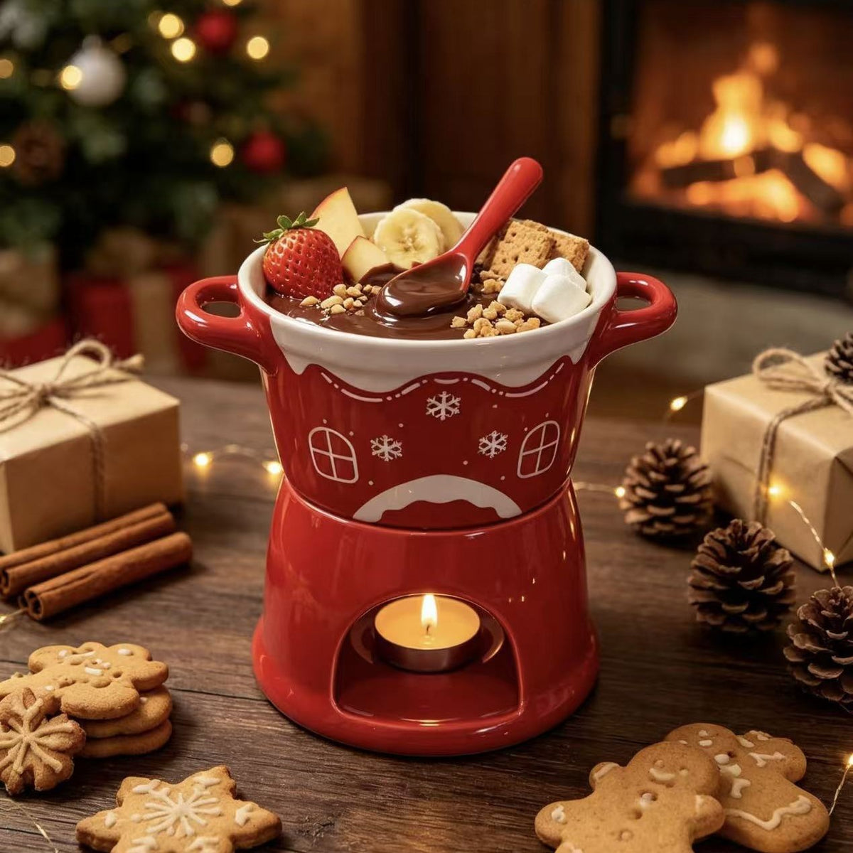 Holiday Chocolate Fondue Mug