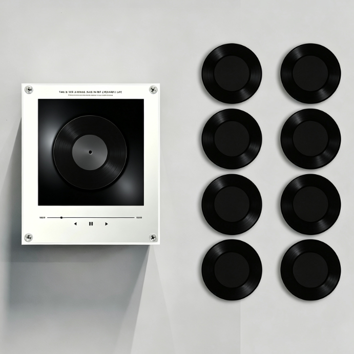 TapTunes NFC Music Fridge Magnet