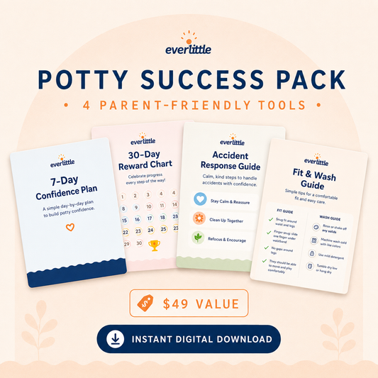 Everlittle Potty Success Pack with four digital potty-training tools