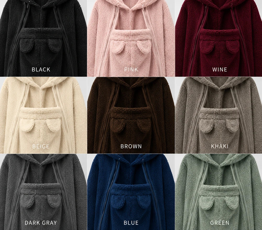 Everlittle SnuggleNest fleece hoodie color options